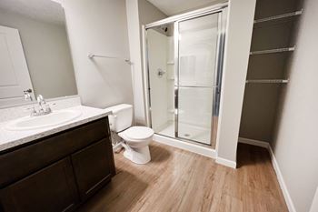 Linen closets in select homes